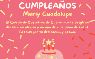 Feliz cumpleaños Merly Guadalupe