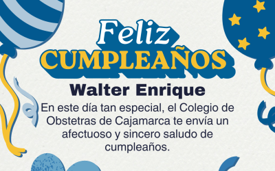 Feliz cumpleaños Walter Enrique